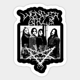 Black Metal Wonder Girls Sticker